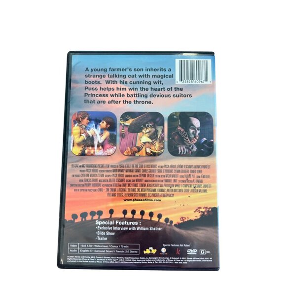 The True Story Of Puss N Boots DVD 2011 Family Adventure Movie Pre-Owned - Picture 4 of 4